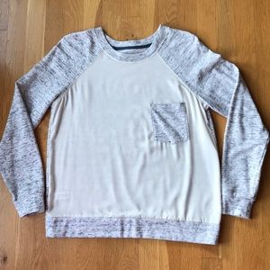 Lou & Grey Raglan Color Block Top